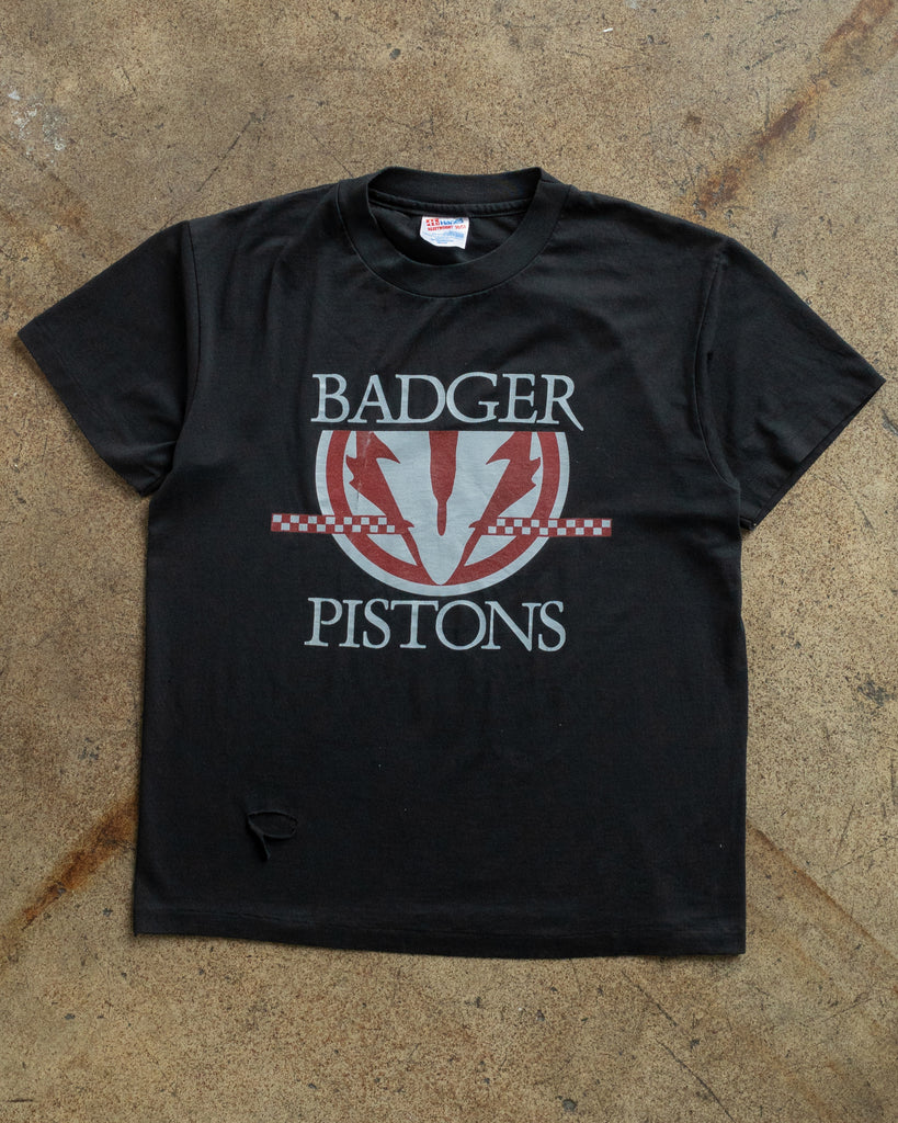 Single Stitched "Badger Pistons" Tee - 1990s FRONT PHOTO