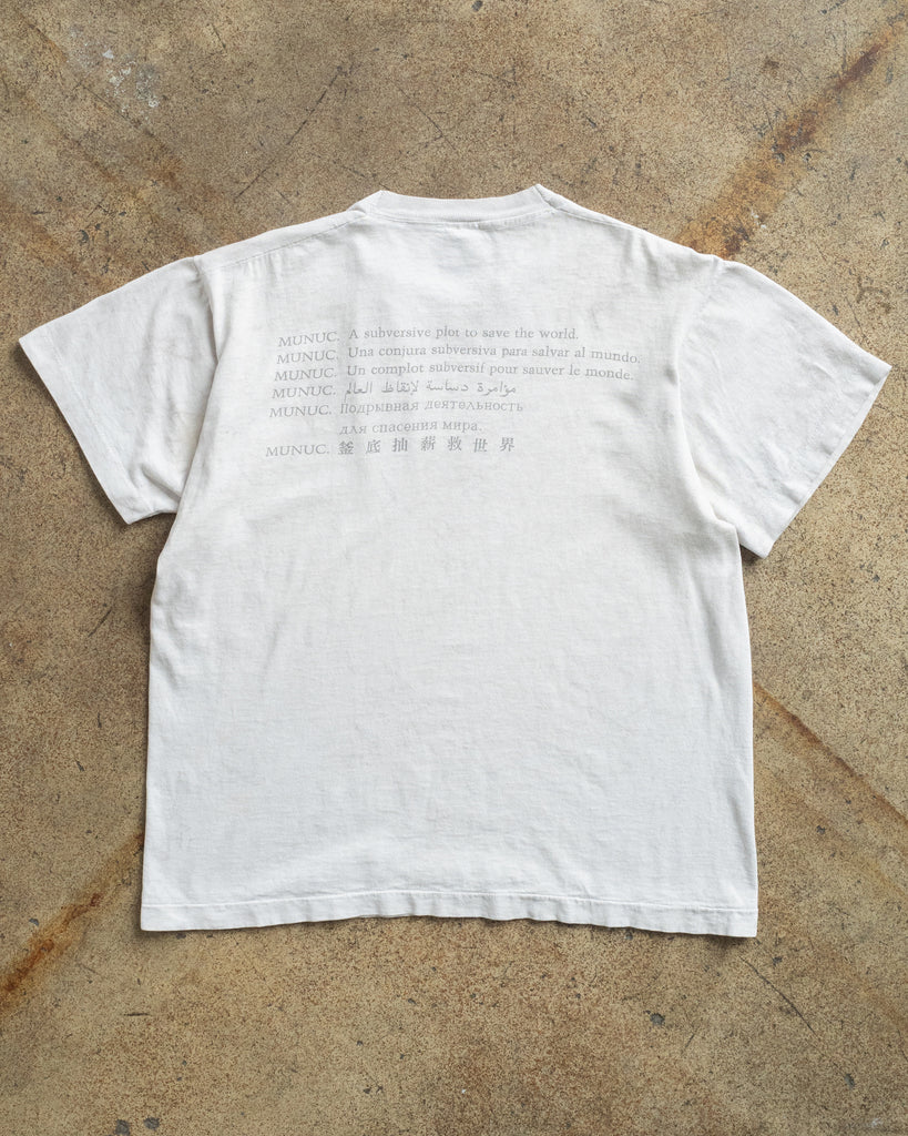 Single Stitched "Model United Nations" Boxy Tee - 1990s BACK PHOTO