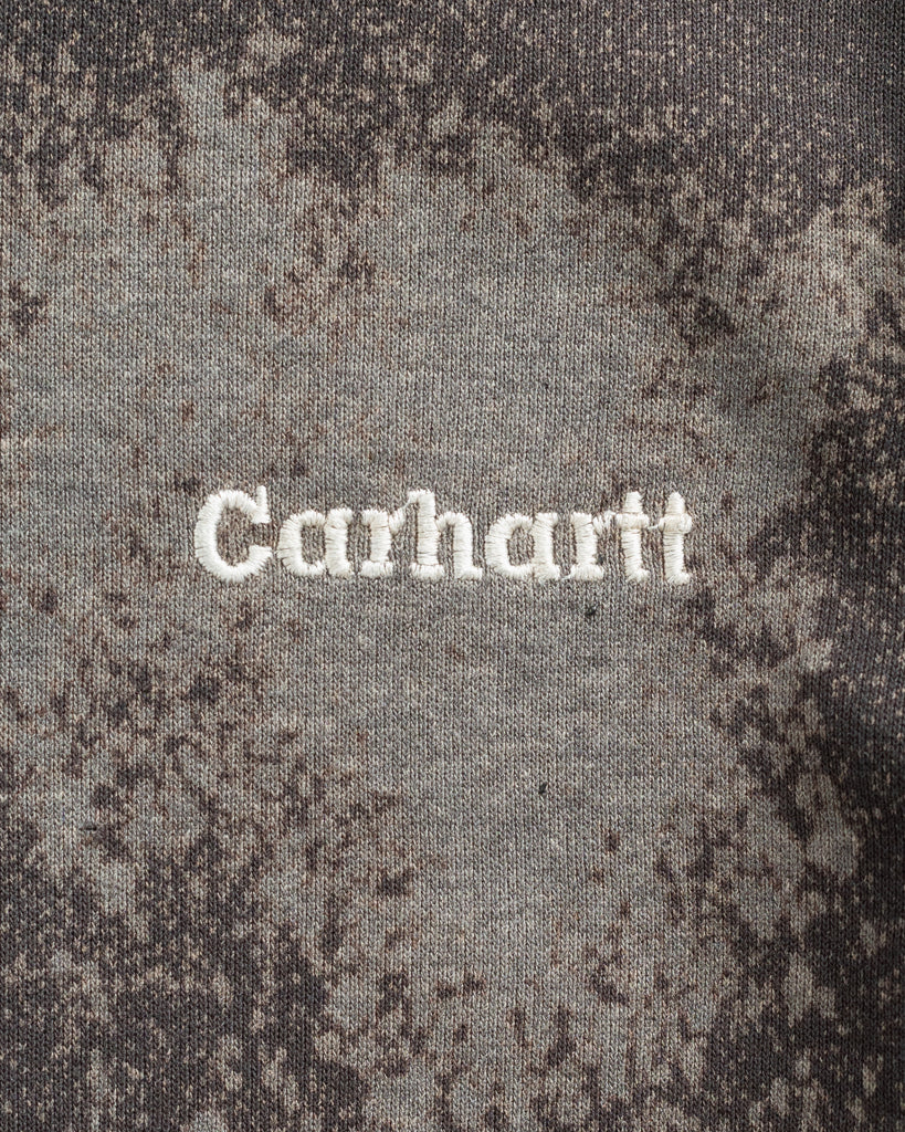 Carhartt Sun Bleached Distressed Hooded Sweatshirt - 1990s DETAIL PHOTO