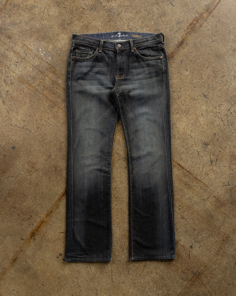 7 Dark Wash Boot-Cut Jeans - 2000s FRONT PHOTO
