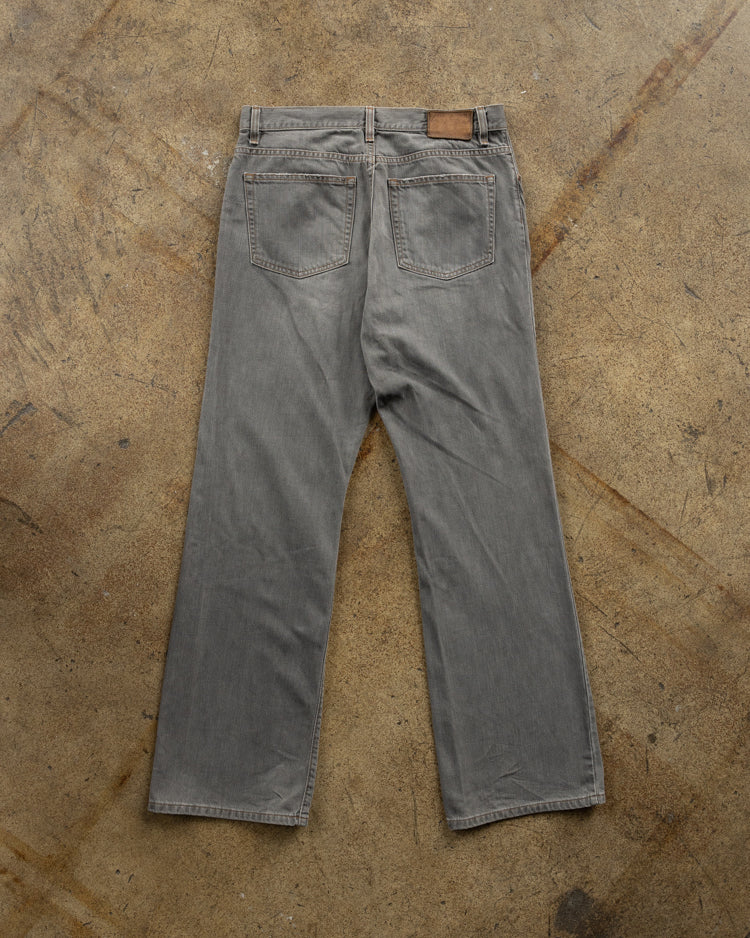 Eddie Bauer Baggy Boot Cut Gray Jeans - Early 2000s BACK PHOTO