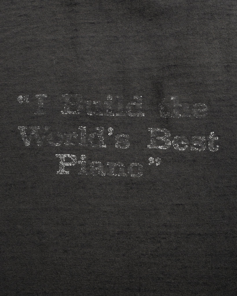Sun Faded "Steinway & Sons" Distressed Tee - 1990s DETAIL PHOTO