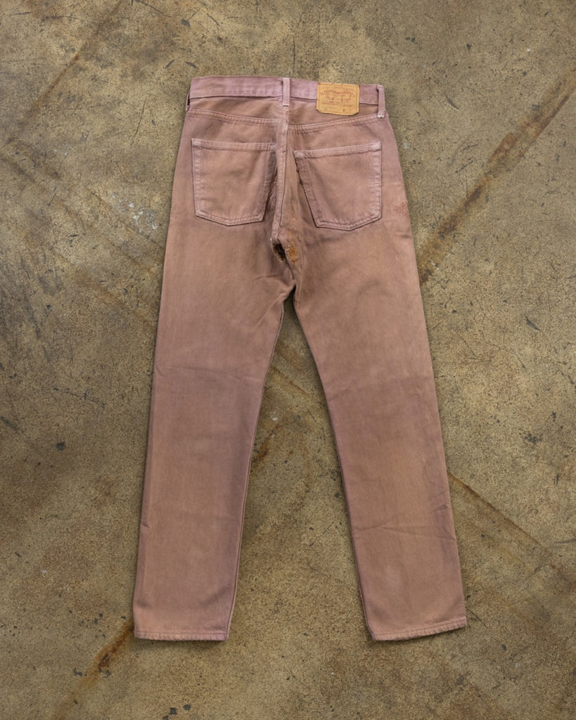 Levi's 501 Sun Faded Hialey Beiber Smoothie Jeans - 1990s BACK PHOTO