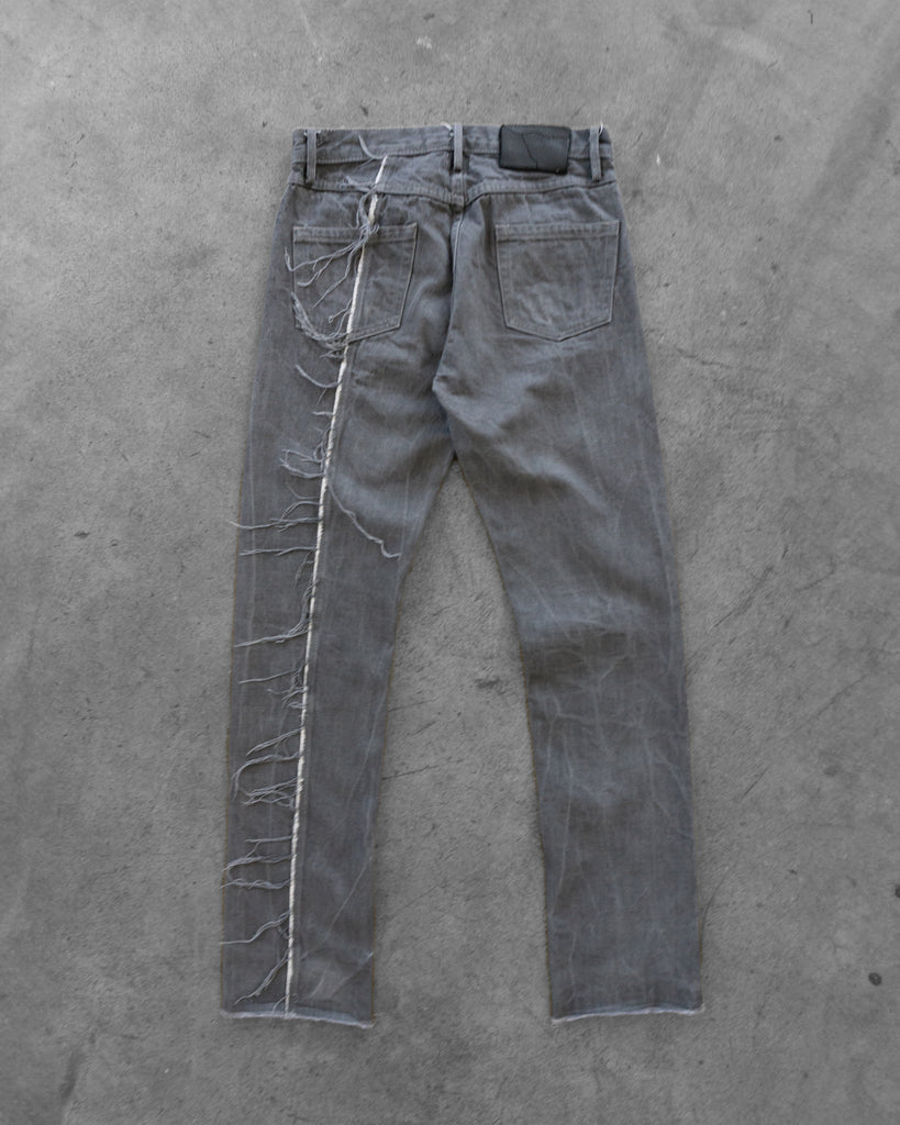 Unsound Washed Grey Jeans - back