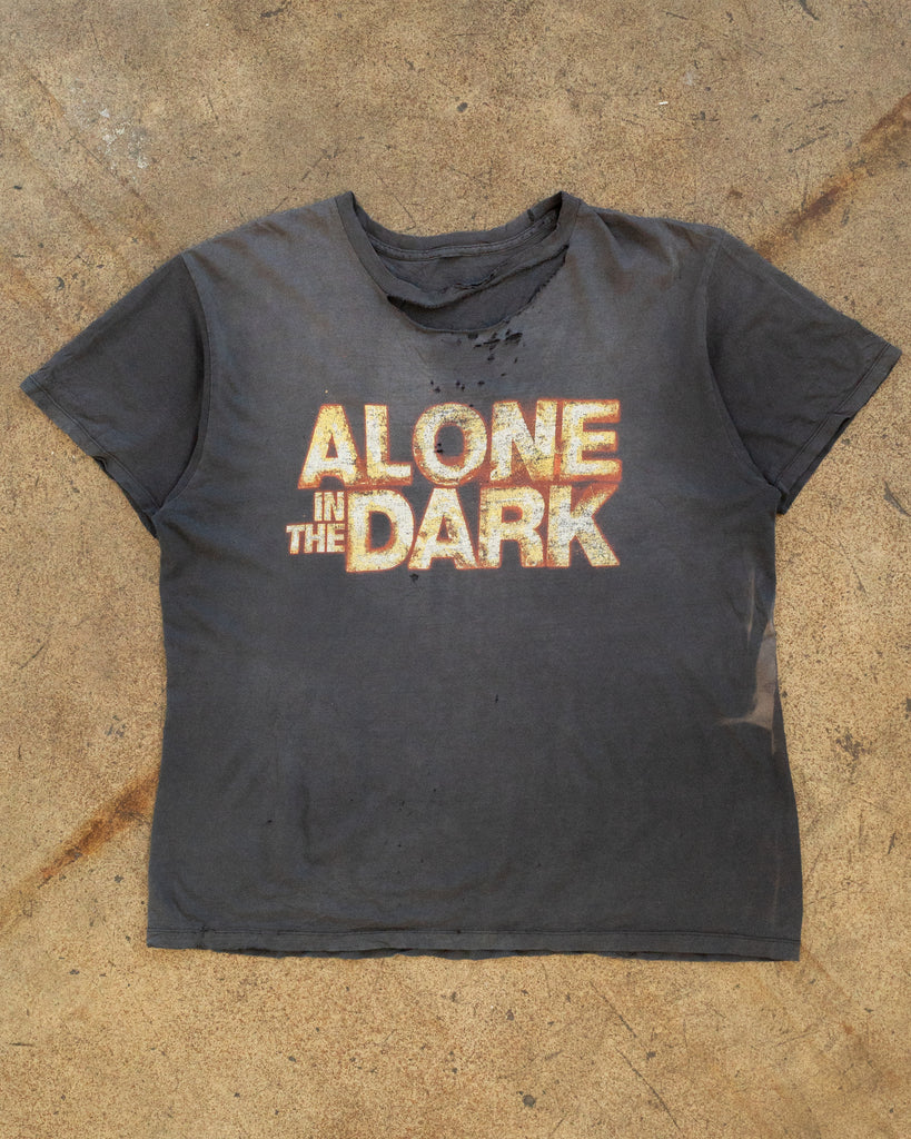 Sun Faded "Alone in the Dark" Distressed Tee - 1990s front photo