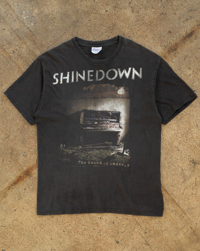 Faded Black Shinedown "The Sound Of Madness" Tee - 2000s