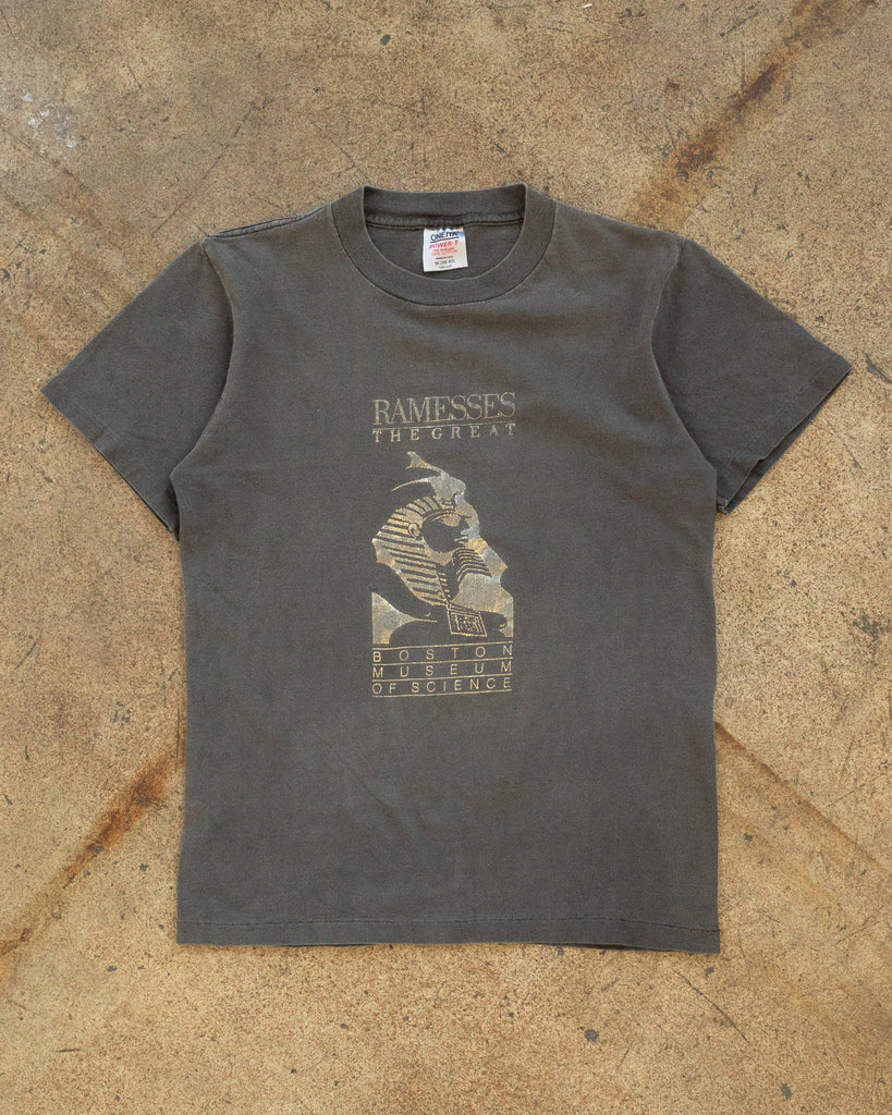 Single Stitched Faded Charcoal "Ramesses The Great" Tee - 1990s