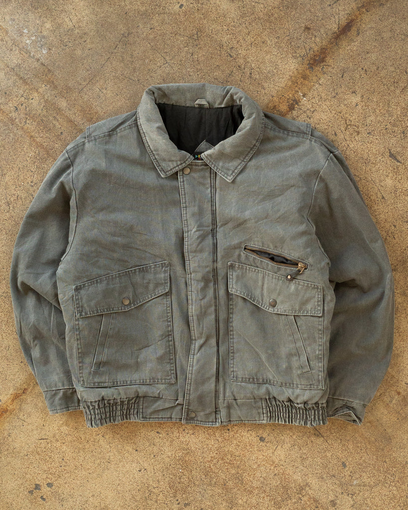 Canvas Multi-Pocket Work Jacket - 1980s front photo