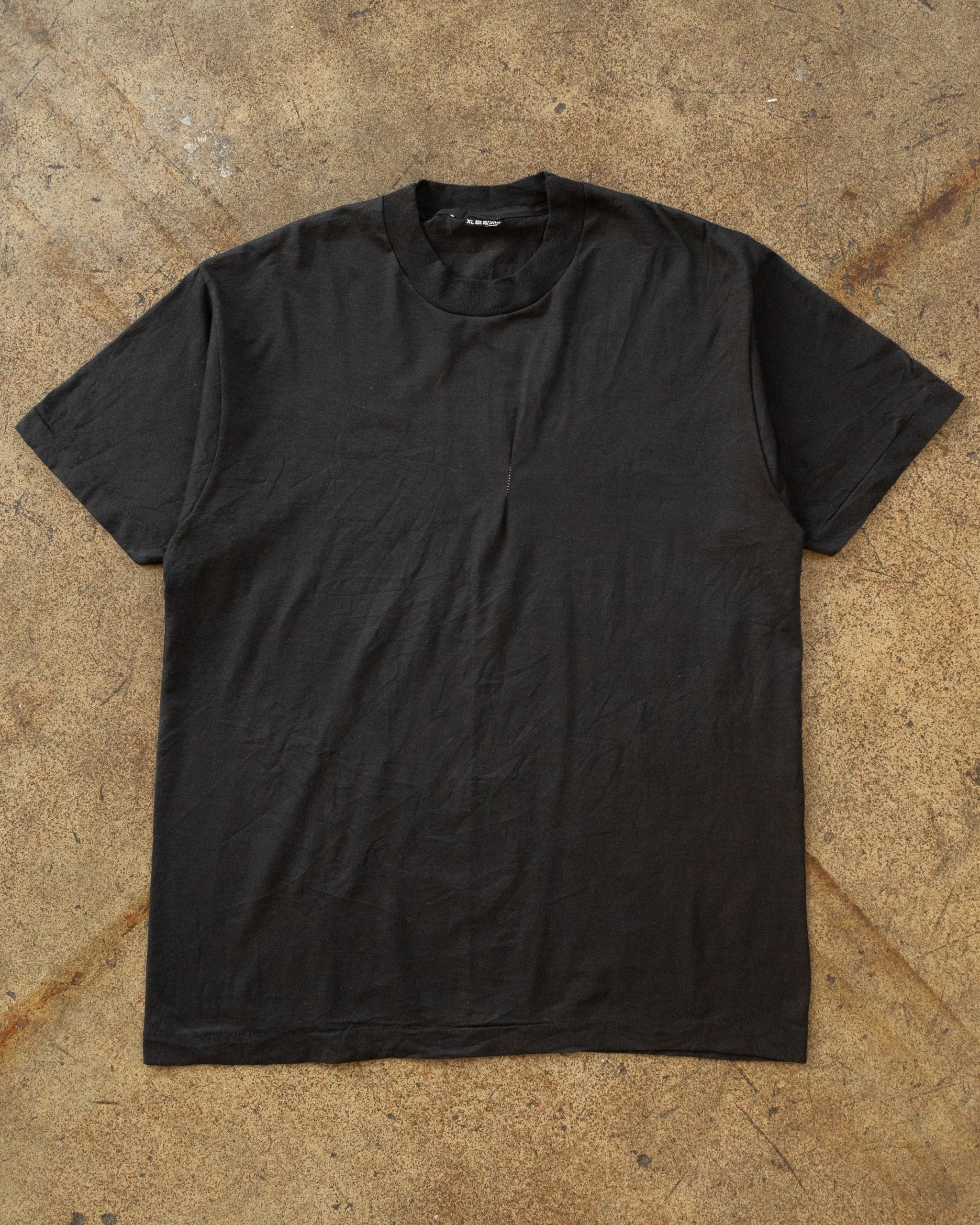 Screen Stars Black Blank Repaired Tee - 1990s – UNSOUND RAGS