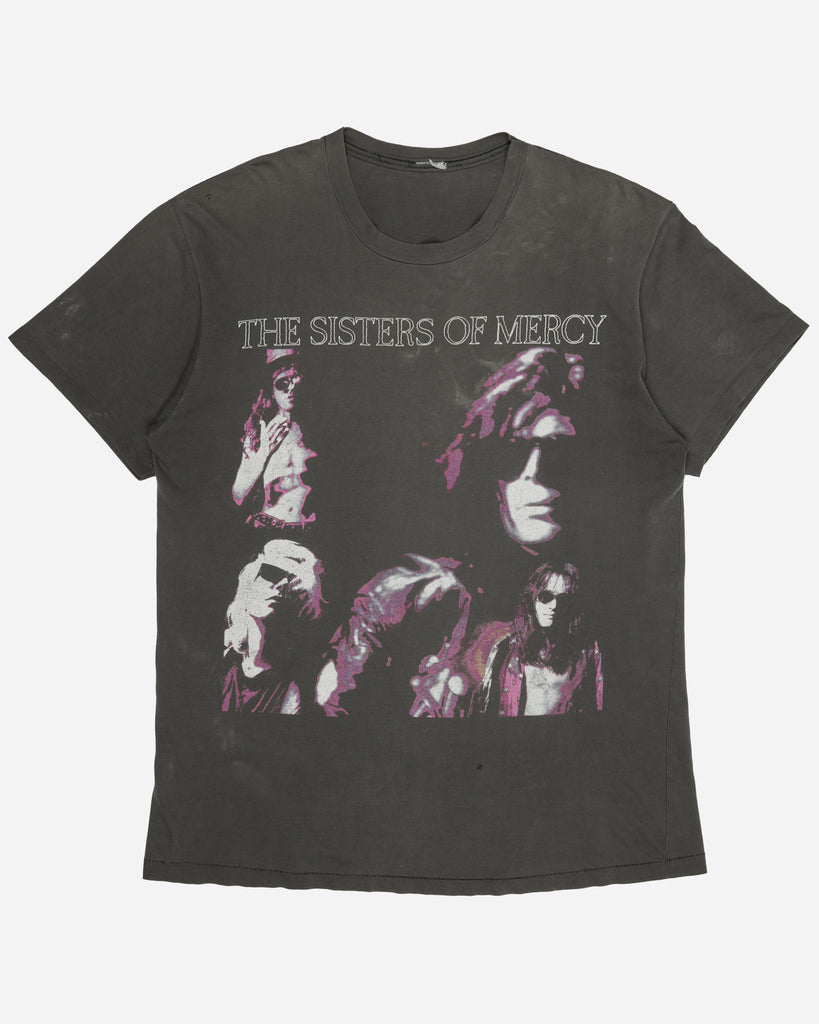 Single Stitched The Sisters Of Mercy "Tour Thing" Charcoal Tee - 1991