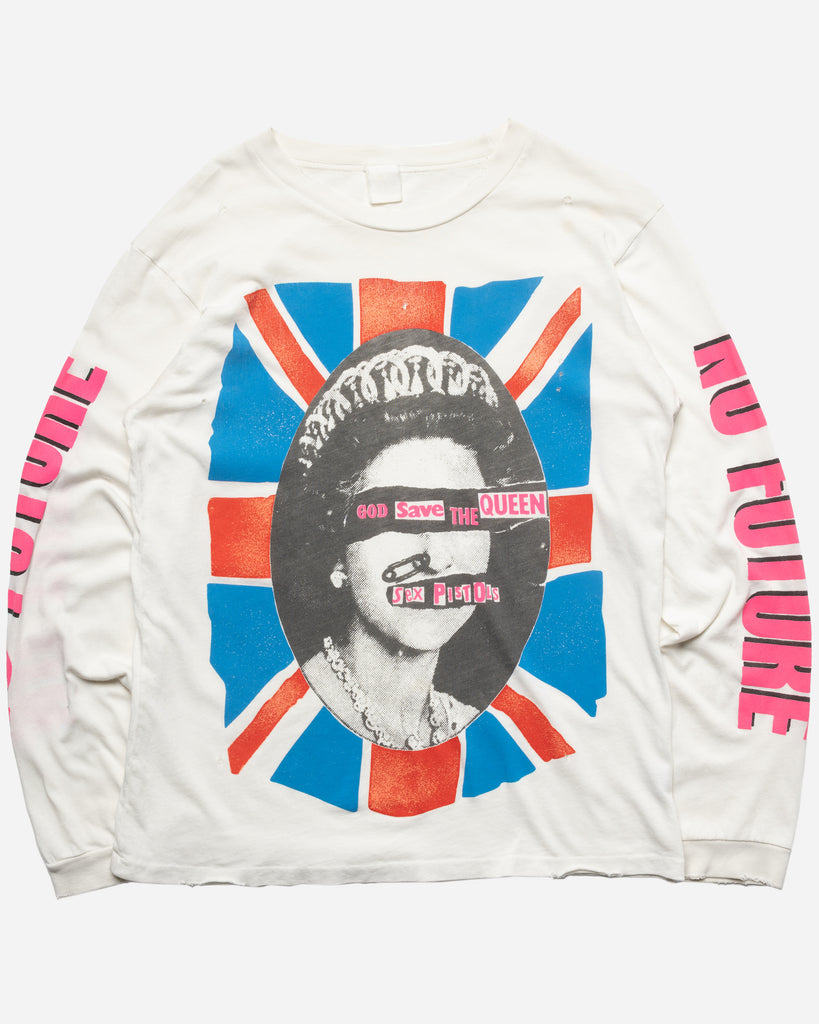Single Stitched Sex Pistols "God Save The Queen" Long-Sleeve Bootleg Tee - 1990s