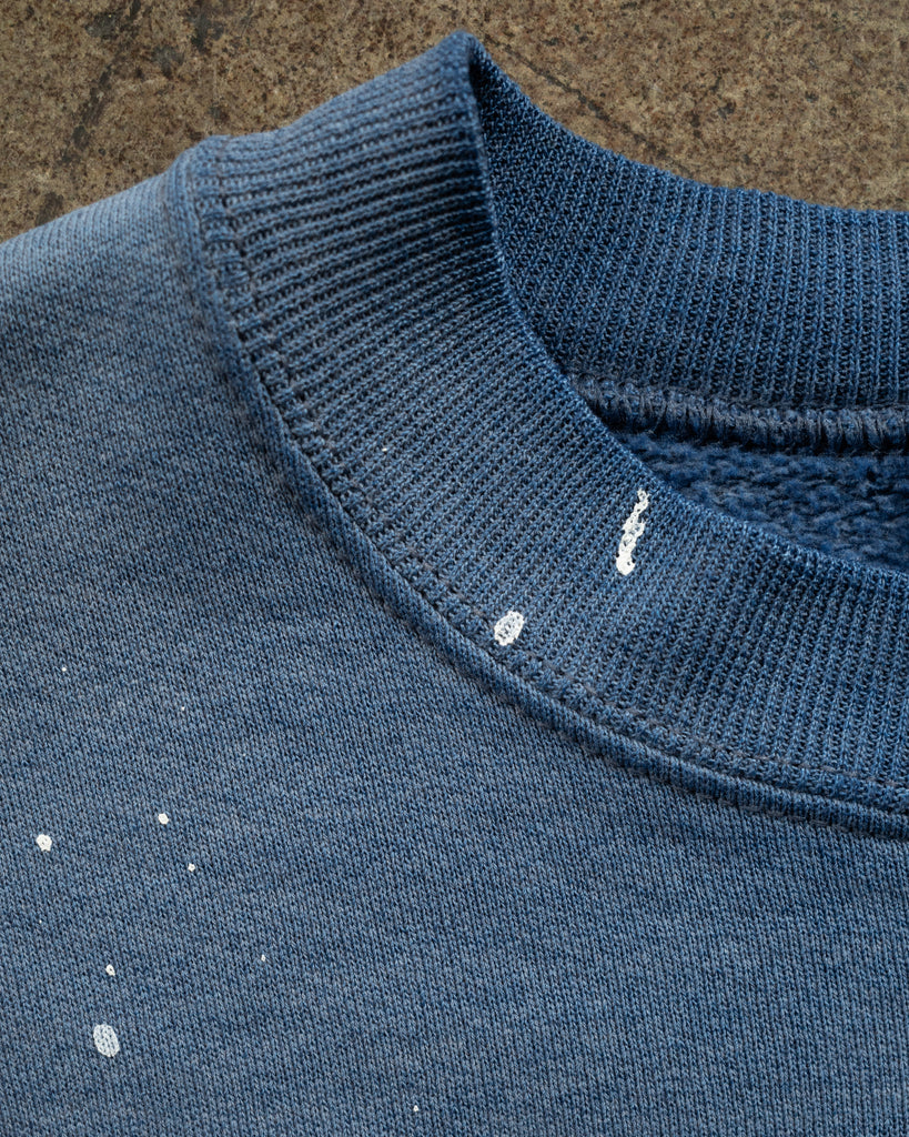 Russell Blue Painted Sweatshirt - 1990s DETAIL PHOTO