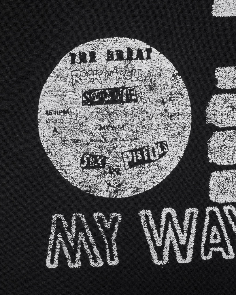 Sid Vicious "My Way" Inside-Out Tee - 1990s - detail