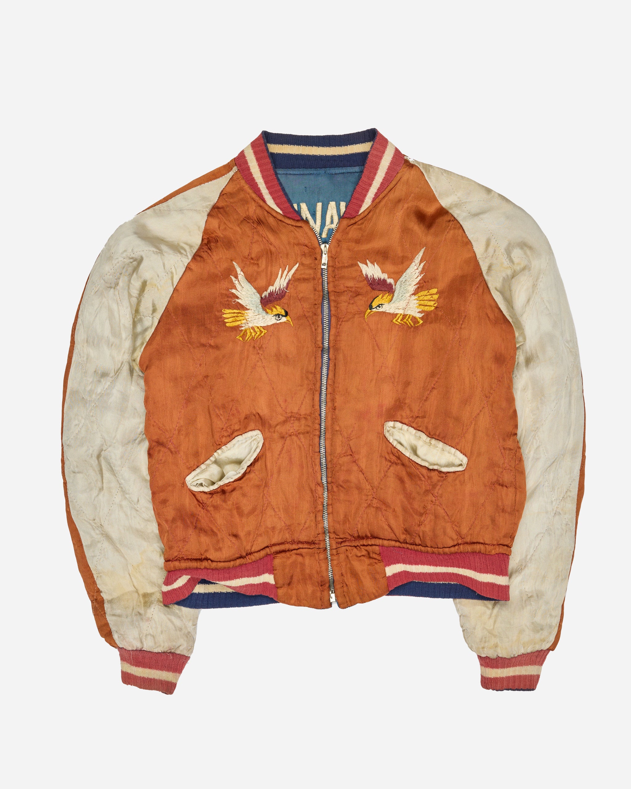 Reversible Satin Souvenir Bomber Jacket - 1960s – UNSOUND RAGS