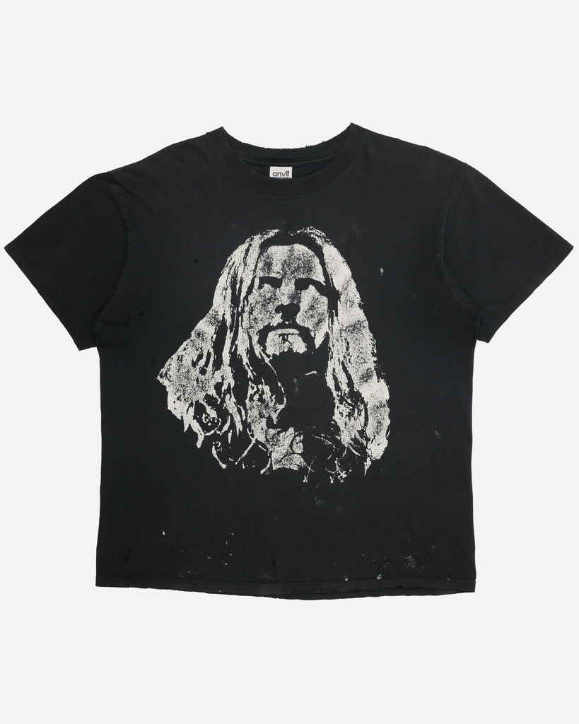 Faded & Distressed Rob Zombie Face Tee - Late 90s/2000s