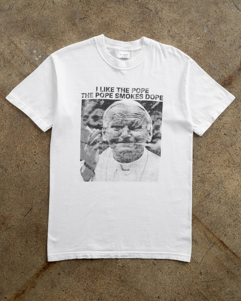 Screen Stars "I Like The Pope The Pope Smokes Dope" Tee - 1990s/00s