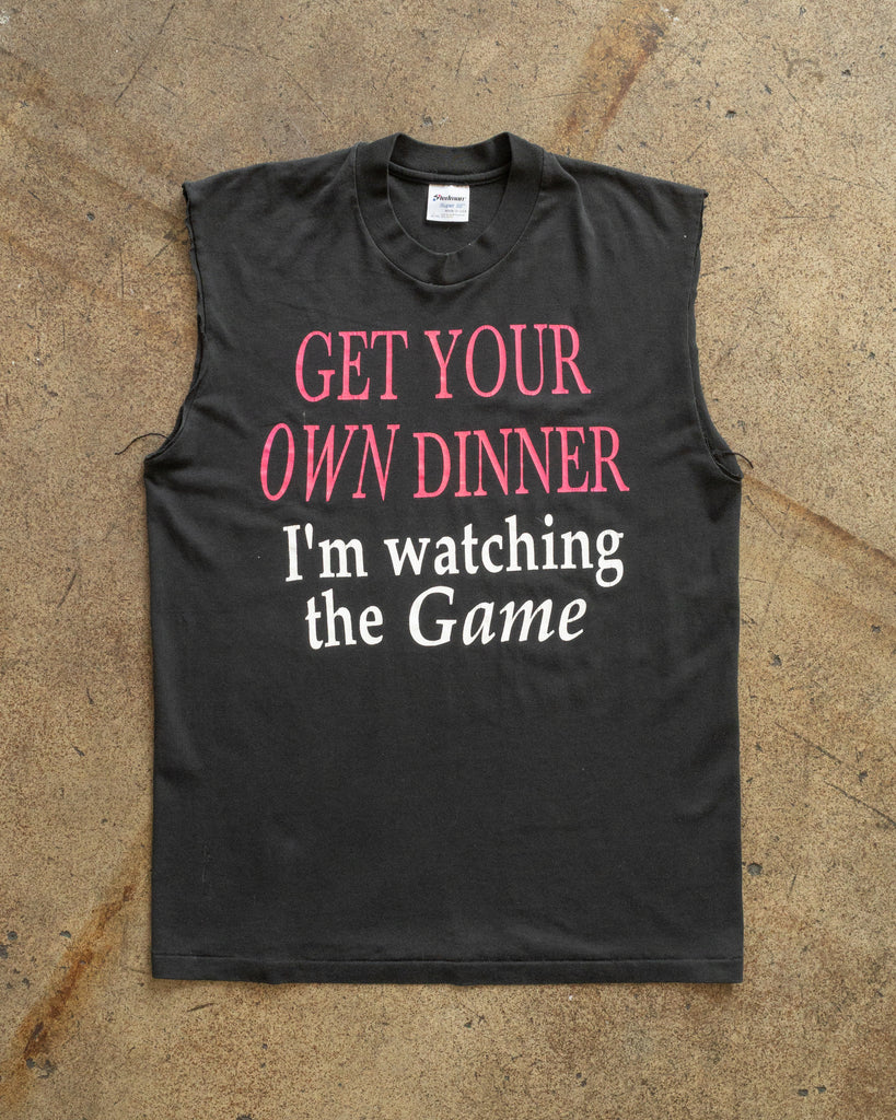 Single Stitched "Get Your Own Dinner..." Tee - 1990s FRONT PHOTO
