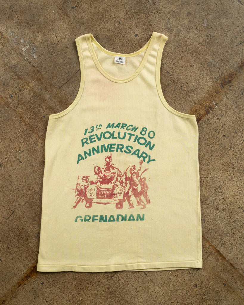 Single Stitched "Grenadian Revolution" Tee - 1980s FRONT PHOTO