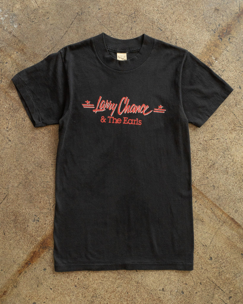 Single Stitched "Larry Chance & The Earls" Tee - 1980s FRONT PHOTO