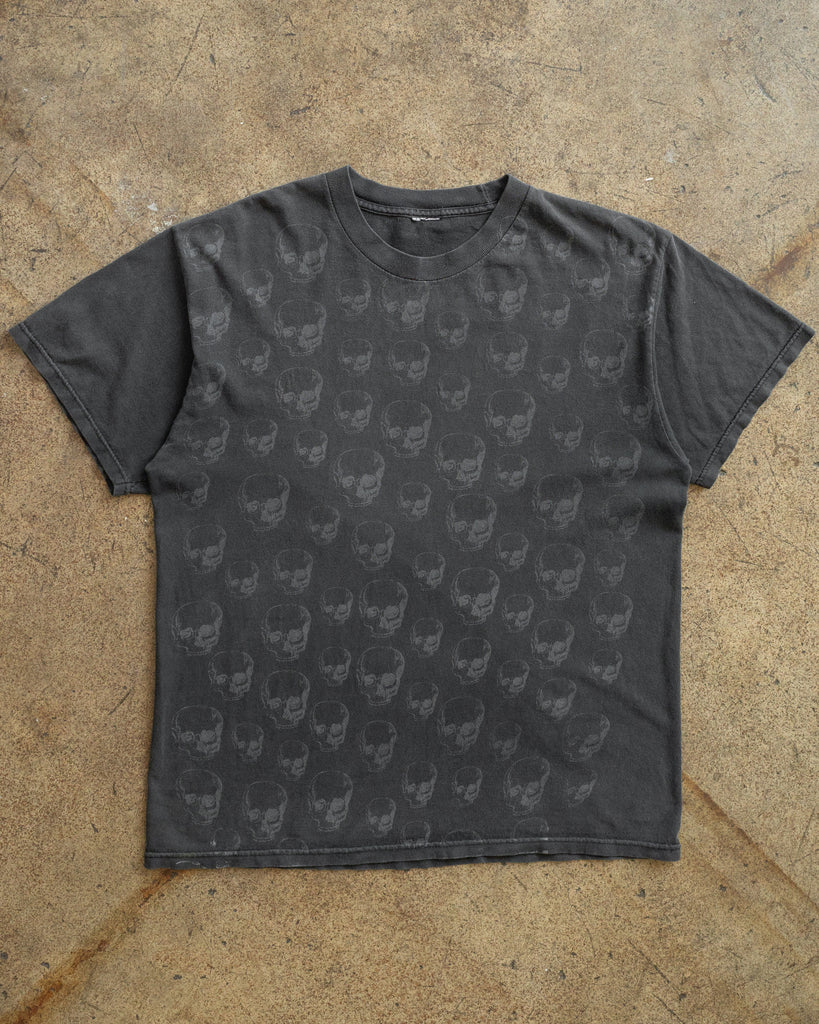 Faded Skull Graphic Tee FRONT PHOTO