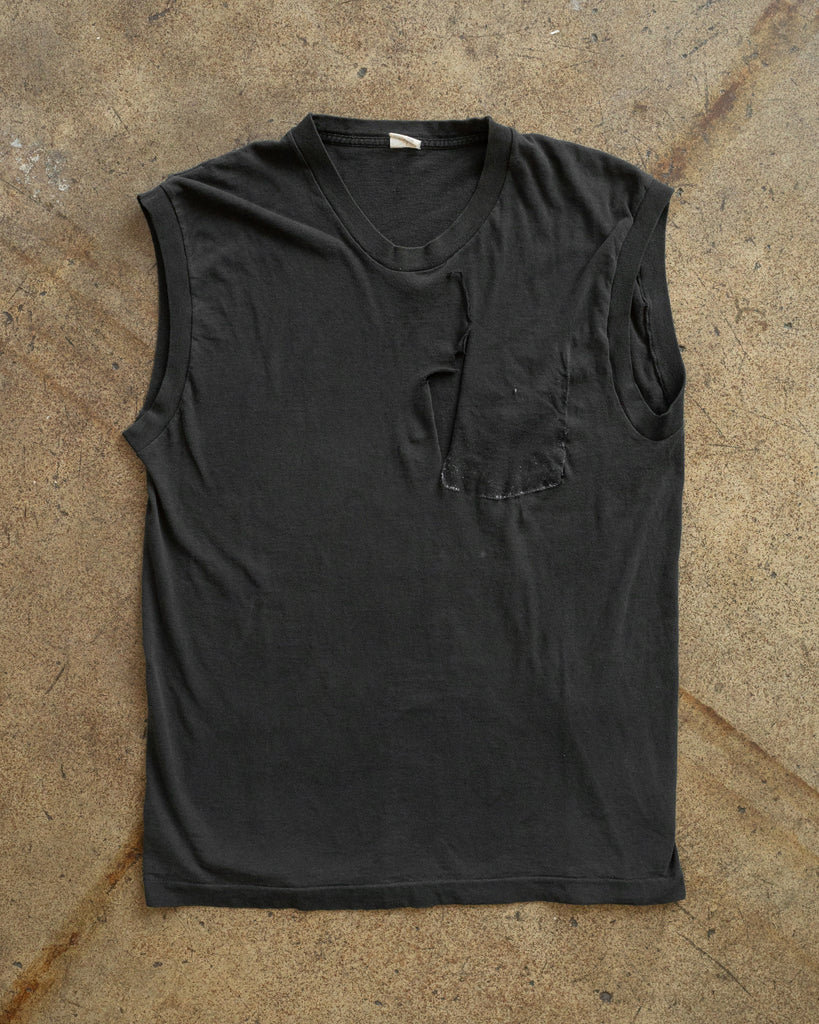 Single Stitched Thrashed Sleeveless Tee - 1990s FRONT PHOTO