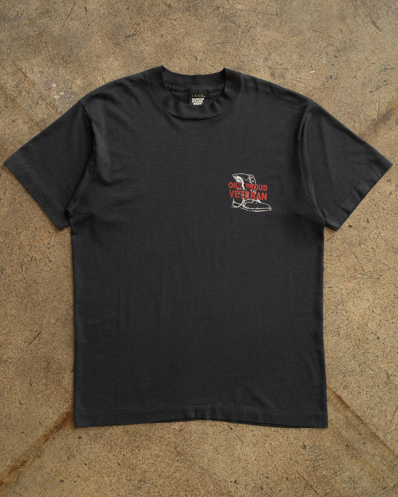 Screen Stars "One Proud Veteran" Tee - 1990s FRONT PHOTO