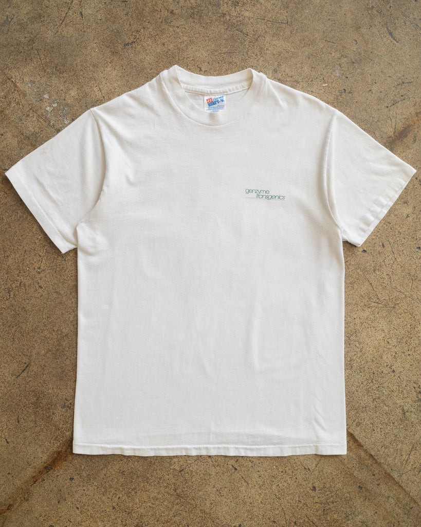 Hanes Beefy "Genzyme Transgenics" Tee - 1990s FRONT PHOTO