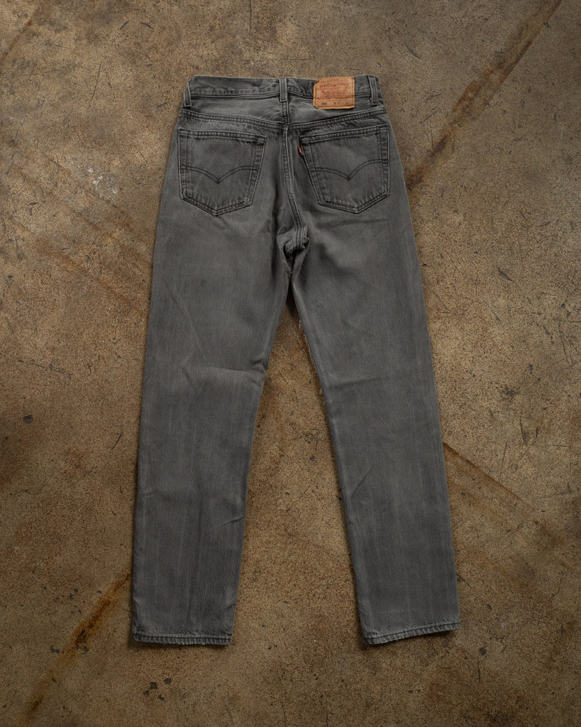 Levi's 501 Faded Black Jeans - 1990s - back