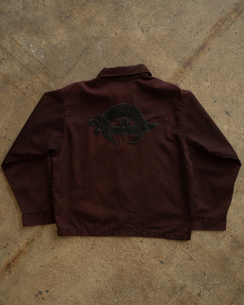 Over-Dyed Black "Hillbilly Clan No. 4" Jacket - 1980s BACK PHOTO