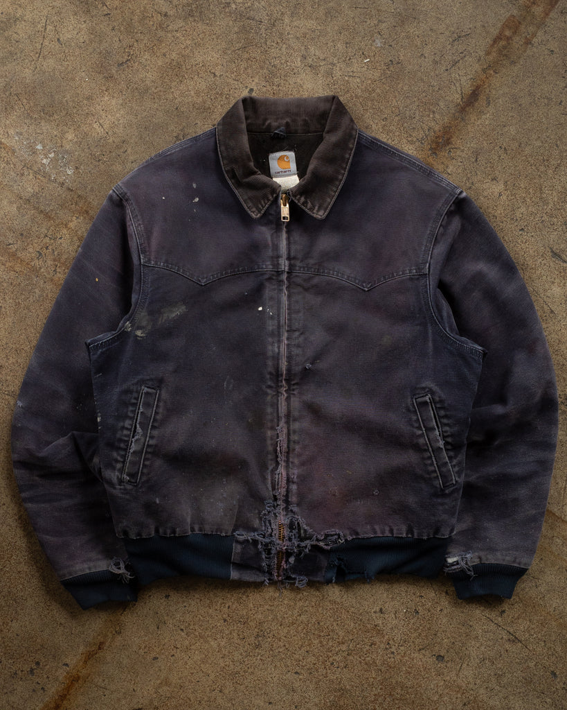 Carhartt Sun Faded & Thrashed Santa Fe Work Jacket - 1990s FRONT PHOTO