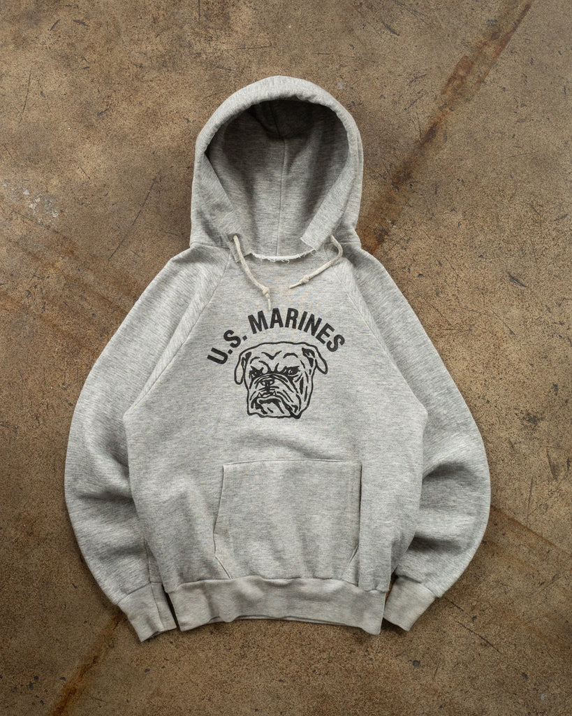 "U.S. Marines" Hooded Sweatshirt - 1970s