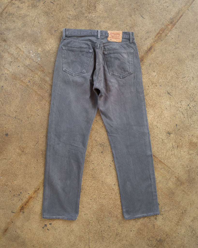 Levi's 501 Faded Blue Jeans - 1990s back photo