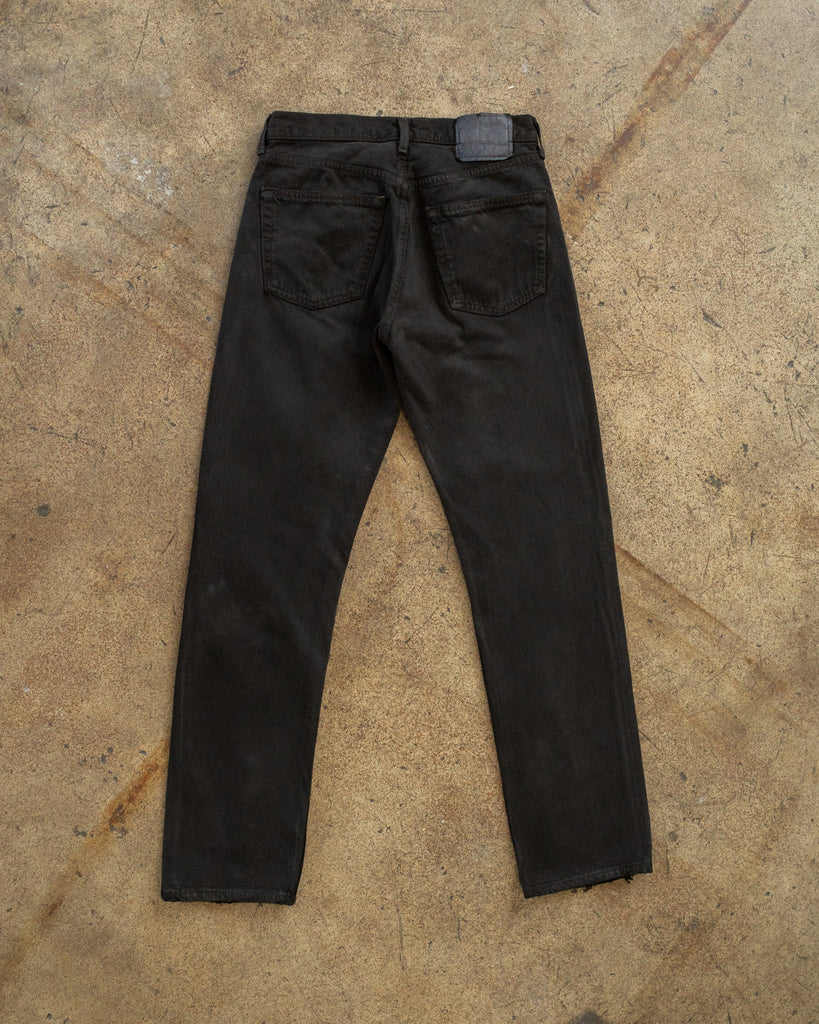 Levi's 501 Overdyed Black Jeans - 1990s BACK PHOTO