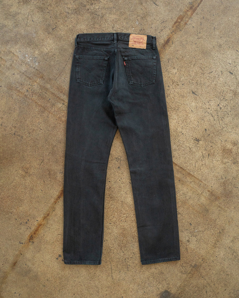  bLevi's 501 Blue Black Jeans - 1990s back photo