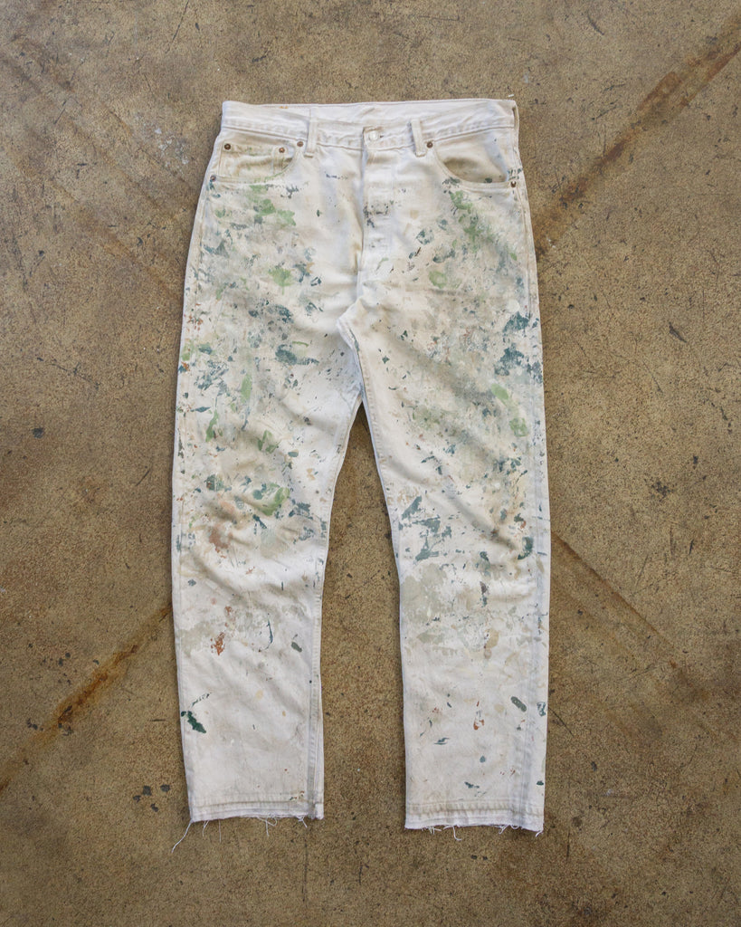 Levi's 501 Thrashed Painter Jeans - 1990s