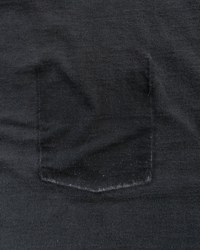 Black Blank Removed Pocket Tee - 1990s - detail