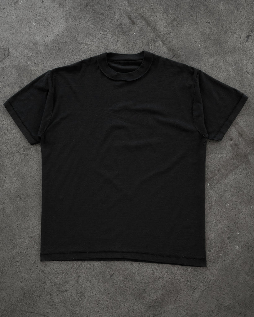 Faded Black Inside-Out Tee - 1990s