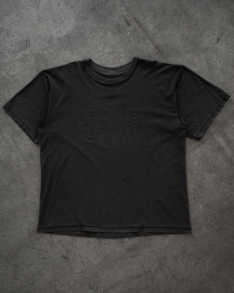 Faded Black Inside-Out Tee - 1990s