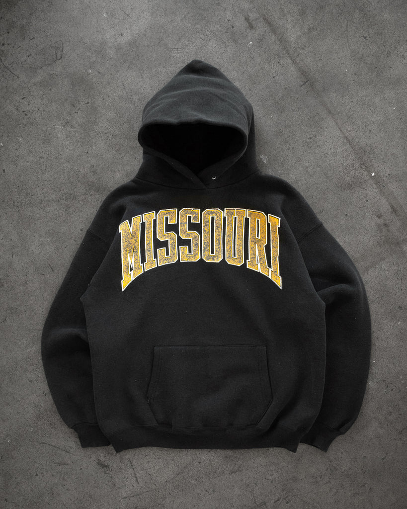 "Missouri" Puff Print Hooded Sweatshirt - 1990s