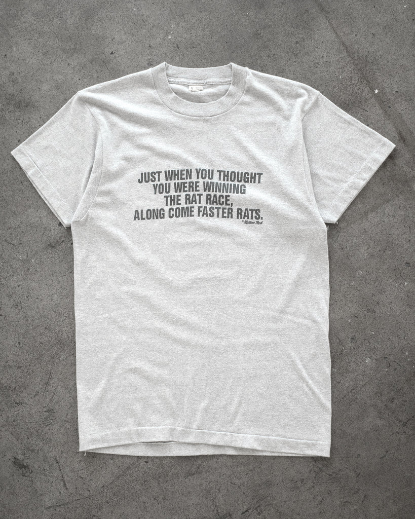 "Just When You Thought You Were Winning The Rat Race..." Tee - 1980s