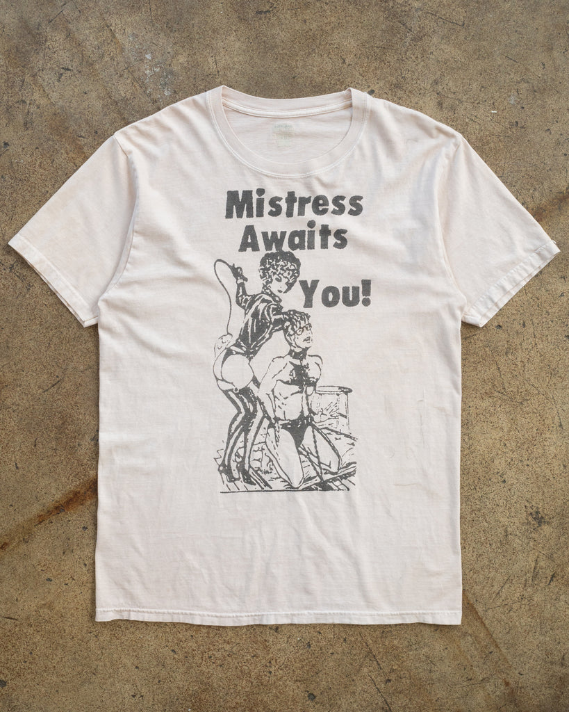 "Mistress Awaits You!" Tee FRONT PHOTO