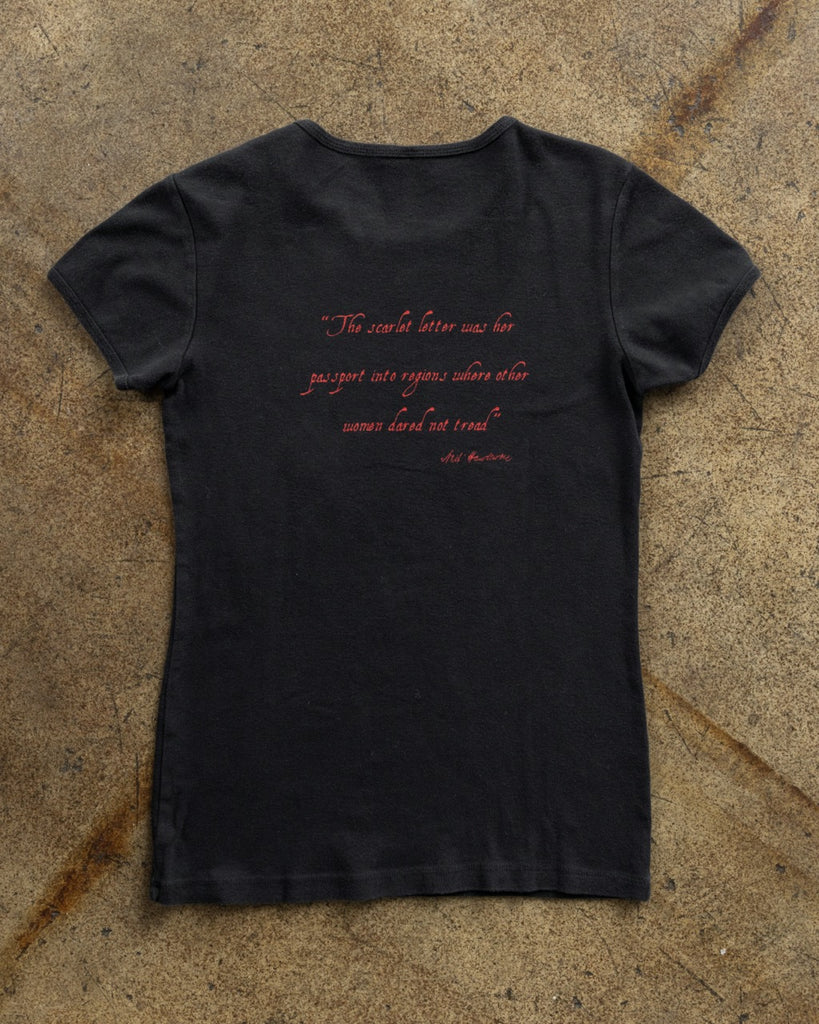 "The Scarlet Letter" Tee - 1990s BACK PHOTO