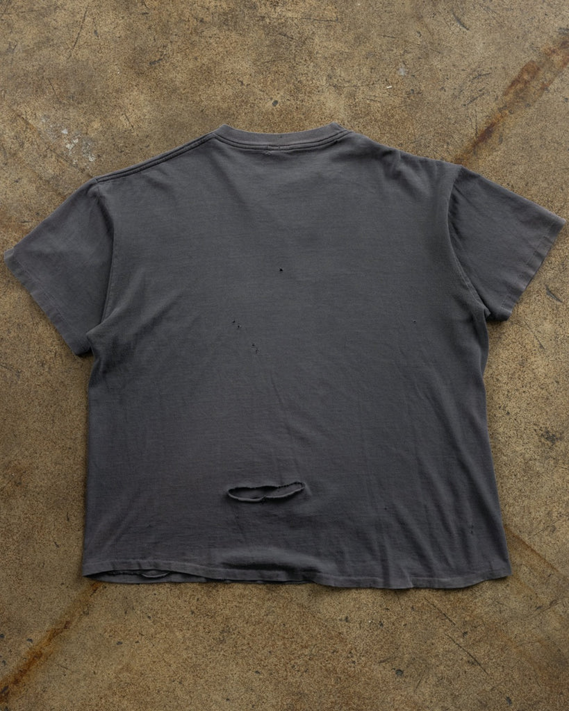 Single Stitched Sun Faded Distressed Tee - 1990s BACK PHOTO