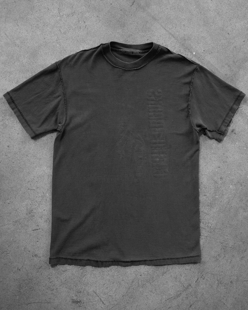 Faded Charcoal Inside-Out Tee - 1990s