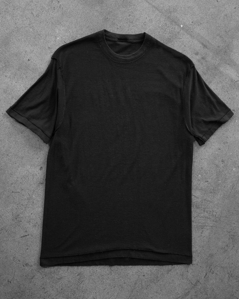 Black Inside-Out Tee - 1990s