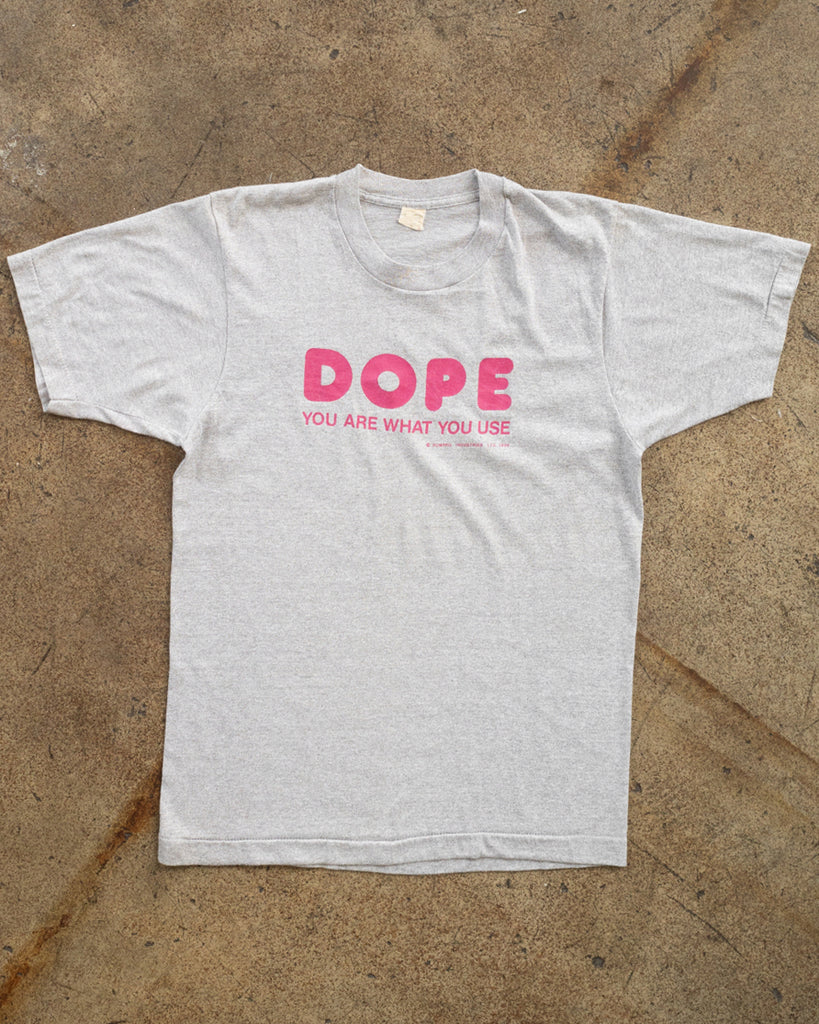  Single Stitched "Dope You Are What You Use" Tee - 1980s