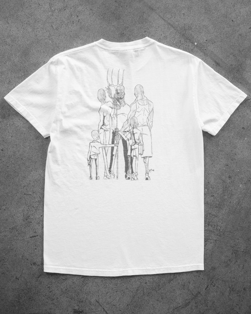 "Throw Pitchfork" Tee back photo