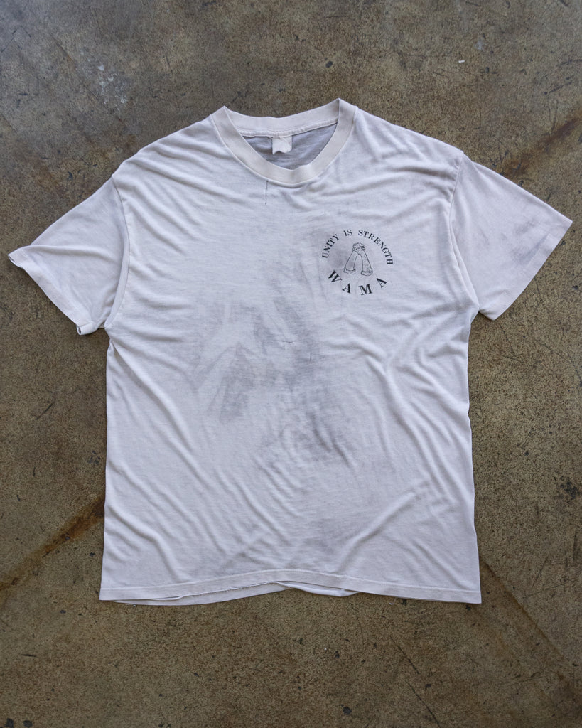 Single Stitched "Unity Is Strength" Paper Thin Tee - 1990s FRONT PHOTO 