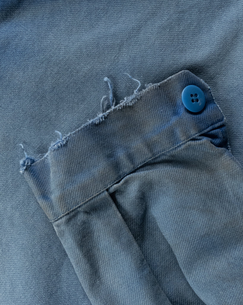Sun Faded & Distressed French Chore Coat - 1950s DETAIL PHOTO 2