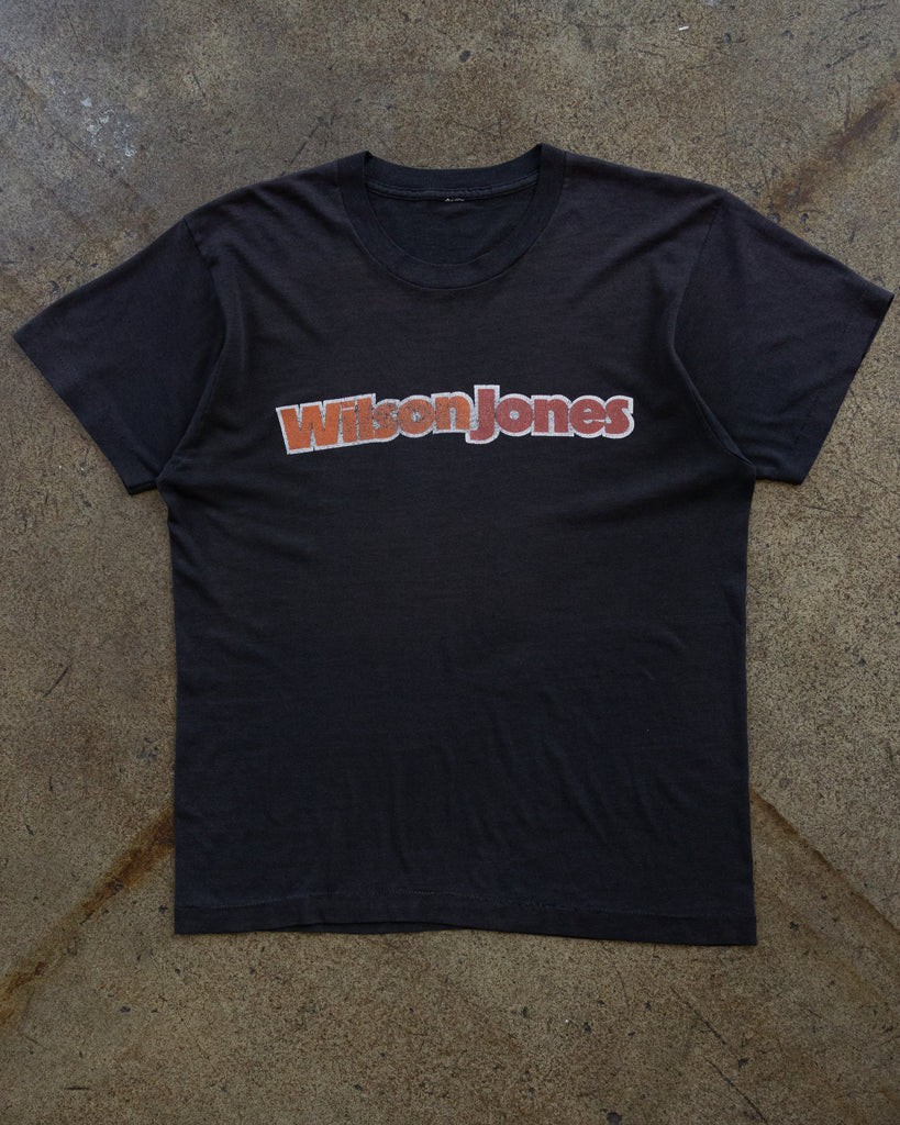 Single Stitched "Wilson Jones" Paper Thin Faded Tee - 1990s FRONT PHOTO